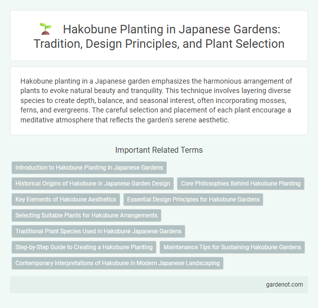 Hakobune Planting in Japanese Gardens: Tradition, Design Principles, and Plant Selection