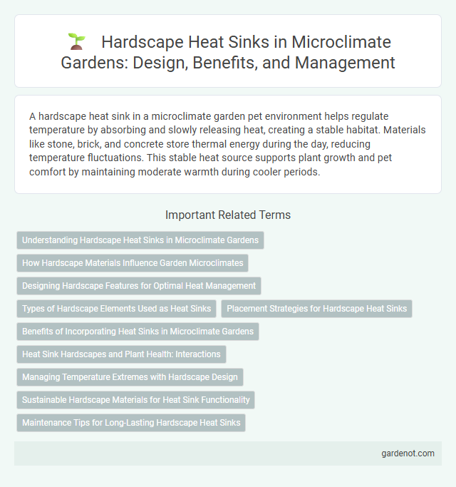 Hardscape Heat Sinks in Microclimate Gardens: Design, Benefits, and Management