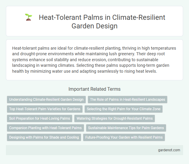 Heat-Tolerant Palms in Climate-Resilient Garden Design