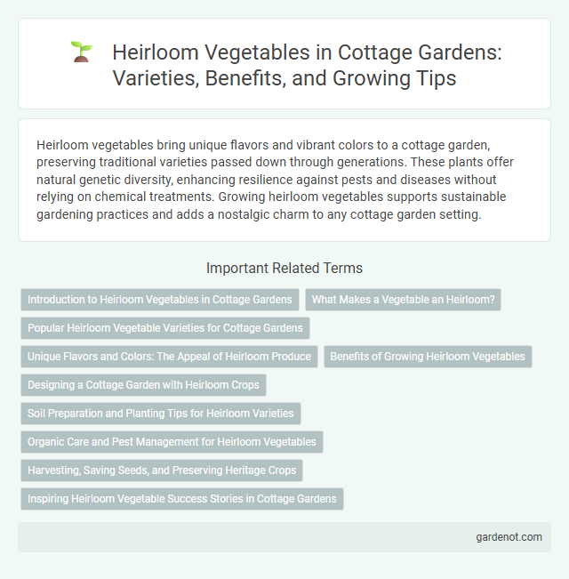 Heirloom Vegetables in Cottage Gardens: Varieties, Benefits, and Growing Tips