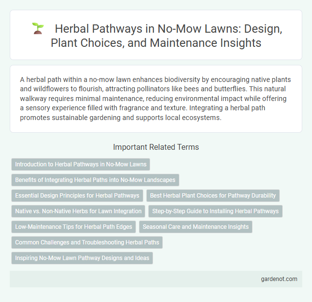 Herbal Pathways in No-Mow Lawns: Design, Plant Choices, and Maintenance Insights