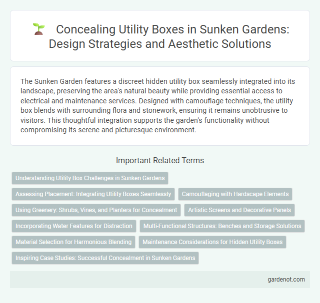 Concealing Utility Boxes in Sunken Gardens: Design Strategies and Aesthetic Solutions