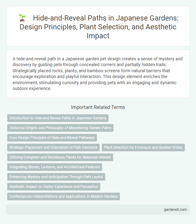 Hide-and-Reveal Paths in Japanese Gardens: Design Principles, Plant Selection, and Aesthetic Impact