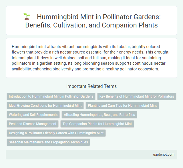 Hummingbird Mint in Pollinator Gardens: Benefits, Cultivation, and Companion Plants