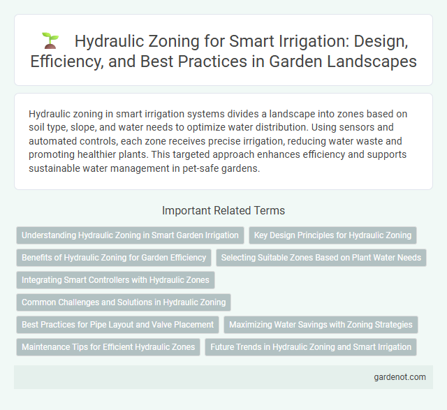 Hydraulic Zoning for Smart Irrigation: Design, Efficiency, and Best Practices in Garden Landscapes