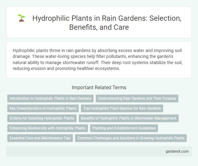 Hydrophilic Plants in Rain Gardens: Selection, Benefits, and Care