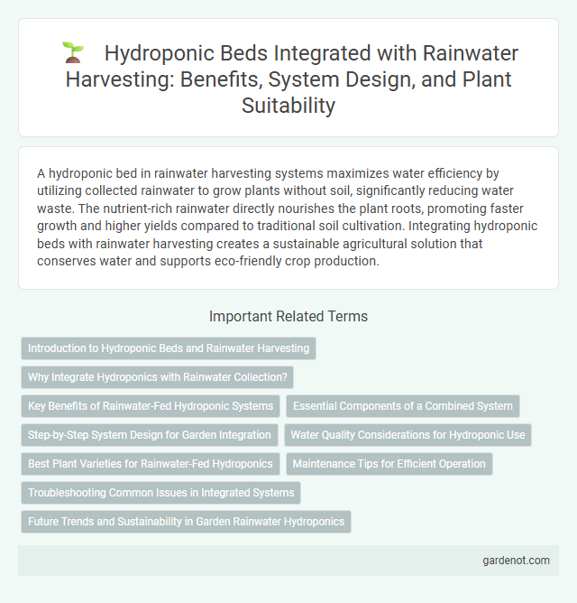 Hydroponic Beds Integrated with Rainwater Harvesting: Benefits, System Design, and Plant Suitability