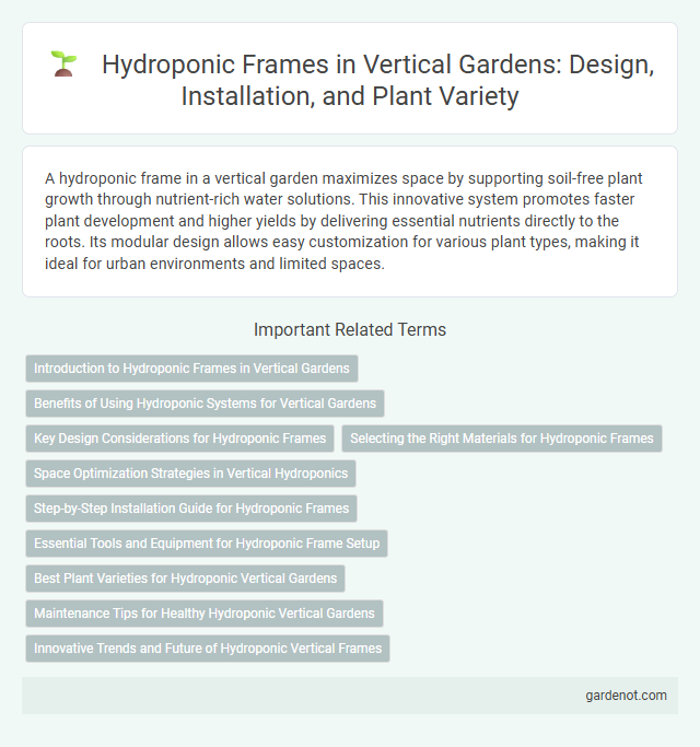 Hydroponic Frames in Vertical Gardens: Design, Installation, and Plant Variety