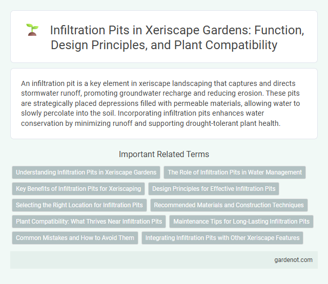 Infiltration Pits in Xeriscape Gardens: Function, Design Principles, and Plant Compatibility