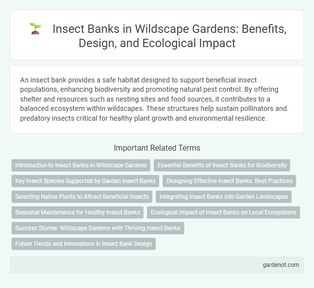 Insect Banks in Wildscape Gardens: Benefits, Design, and Ecological Impact