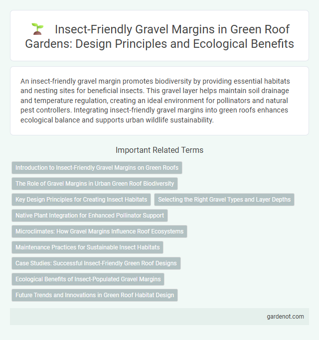 Insect-Friendly Gravel Margins in Green Roof Gardens: Design Principles and Ecological Benefits