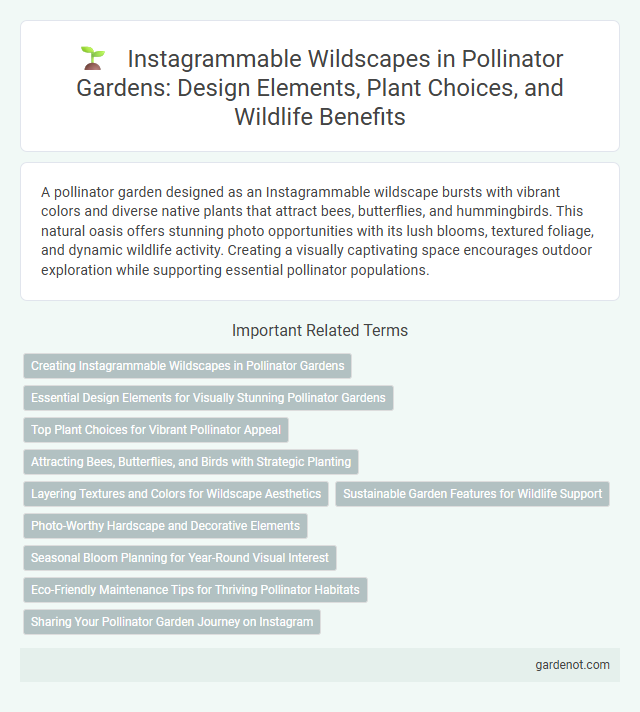 Instagrammable Wildscapes in Pollinator Gardens: Design Elements, Plant Choices, and Wildlife Benefits