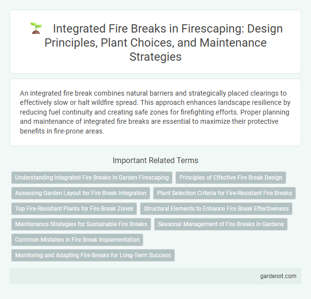 Integrated Fire Breaks in Firescaping: Design Principles, Plant Choices, and Maintenance Strategies