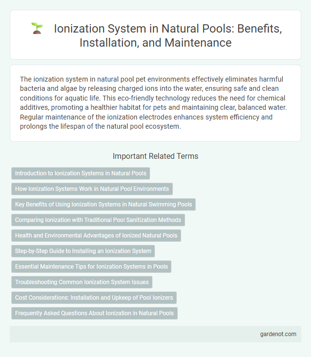 Ionization System in Natural Pools: Benefits, Installation, and Maintenance