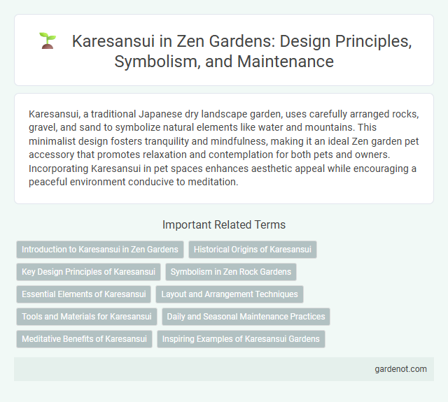 Karesansui in Zen Gardens: Design Principles, Symbolism, and Maintenance