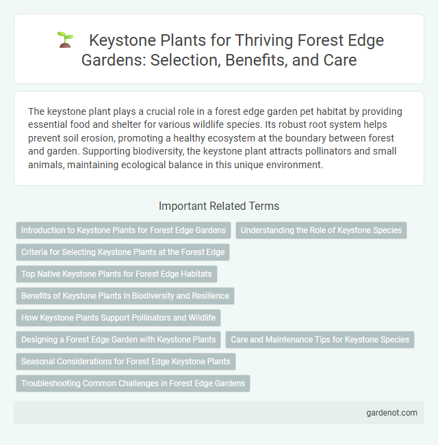 Keystone Plants for Thriving Forest Edge Gardens: Selection, Benefits, and Care