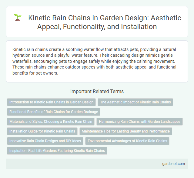 Kinetic Rain Chains in Garden Design: Aesthetic Appeal, Functionality, and Installation