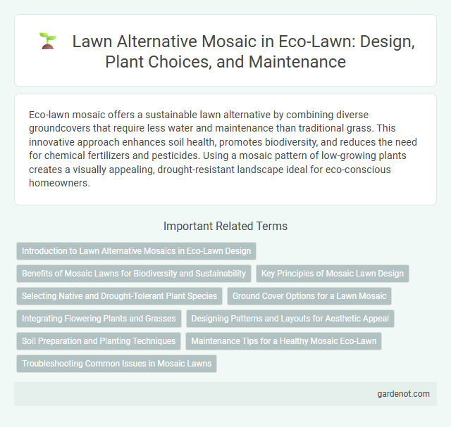 Lawn Alternative Mosaic in Eco-Lawn: Design, Plant Choices, and Maintenance