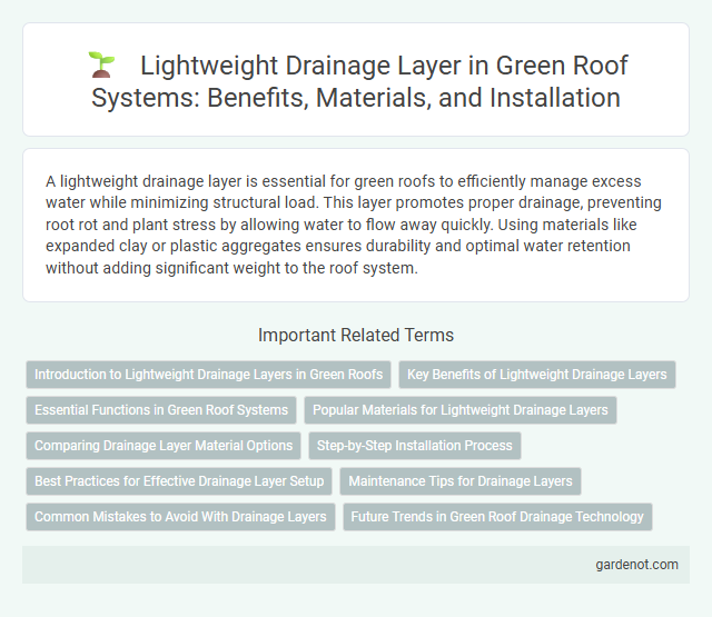 Lightweight Drainage Layer in Green Roof Systems: Benefits, Materials, and Installation
