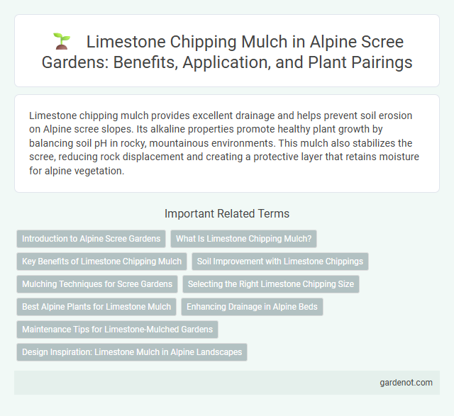 Limestone Chipping Mulch in Alpine Scree Gardens: Benefits, Application, and Plant Pairings