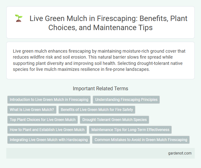 Live Green Mulch in Firescaping: Benefits, Plant Choices, and Maintenance Tips