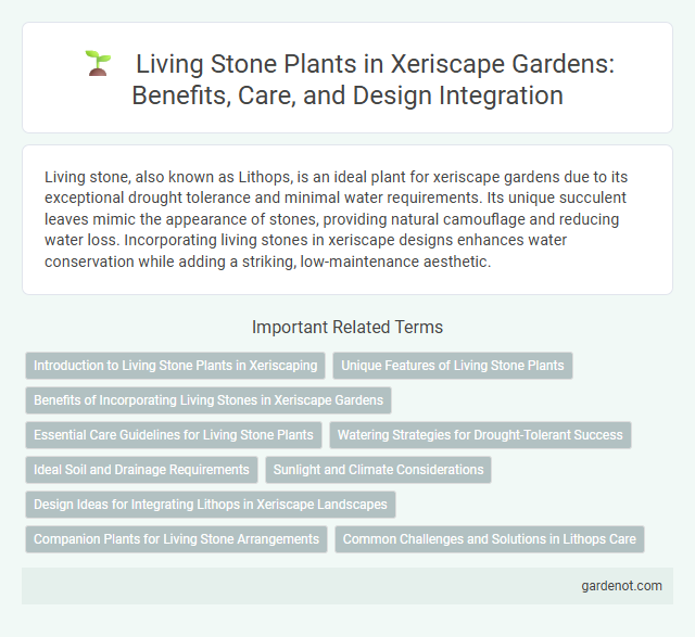 Living Stone Plants in Xeriscape Gardens: Benefits, Care, and Design Integration