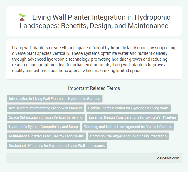 Living Wall Planter Integration in Hydroponic Landscapes: Benefits, Design, and Maintenance