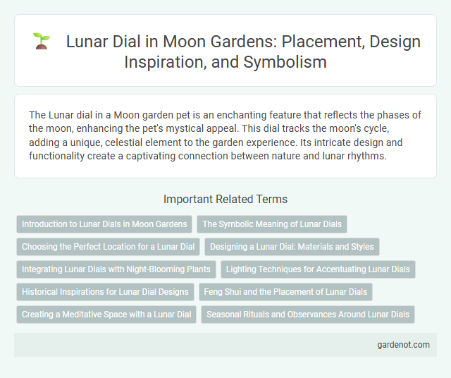 Lunar Dial in Moon Gardens: Placement, Design Inspiration, and Symbolism