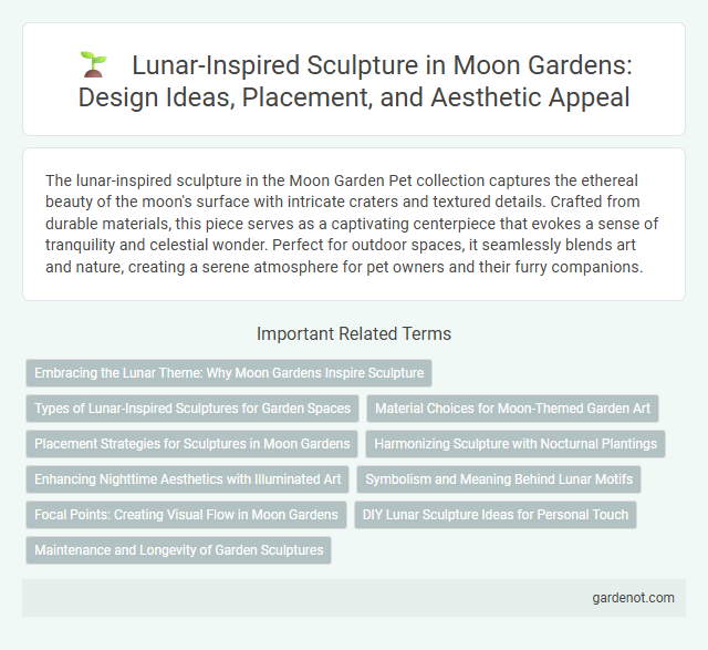 Lunar-Inspired Sculpture in Moon Gardens: Design Ideas, Placement, and Aesthetic Appeal