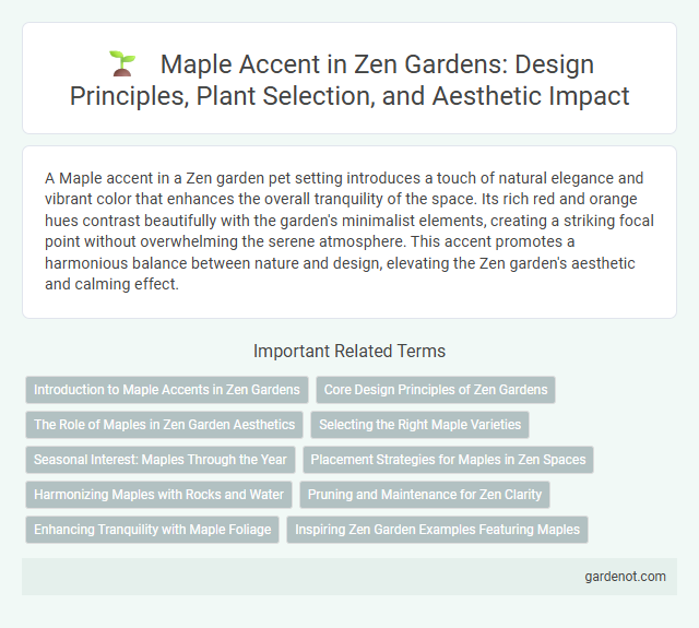 Maple Accent in Zen Gardens: Design Principles, Plant Selection, and Aesthetic Impact