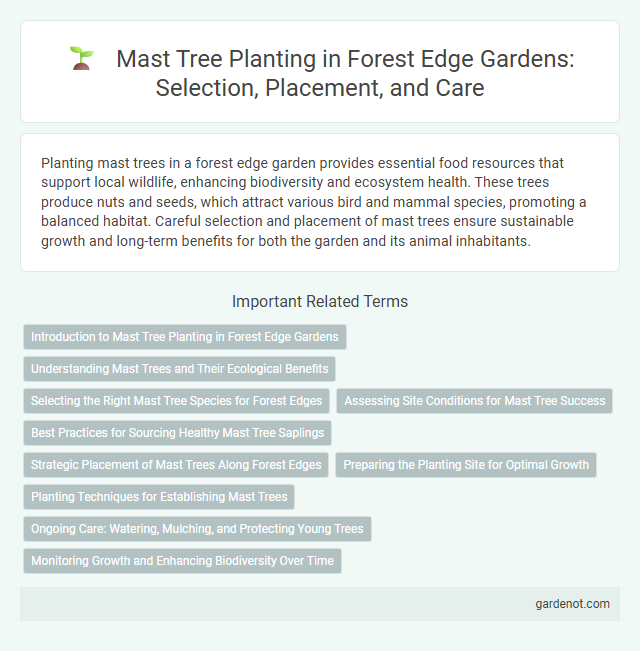 Mast Tree Planting in Forest Edge Gardens: Selection, Placement, and Care