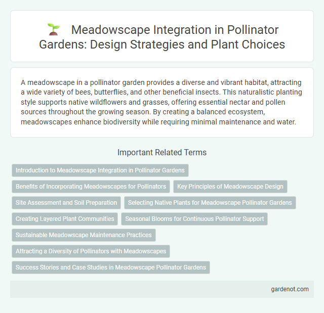 Meadowscape Integration in Pollinator Gardens: Design Strategies and Plant Choices