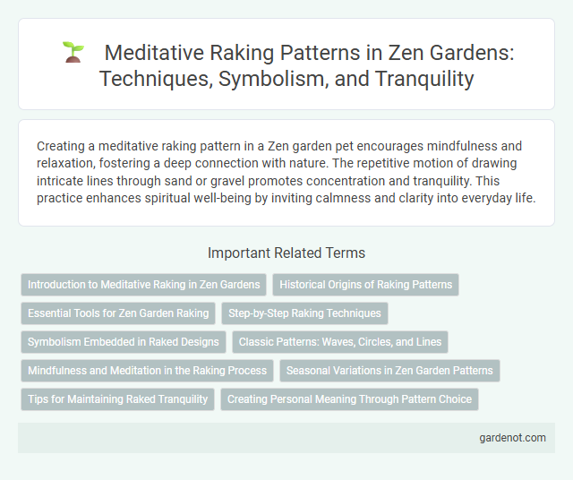 Meditative Raking Patterns in Zen Gardens: Techniques, Symbolism, and Tranquility