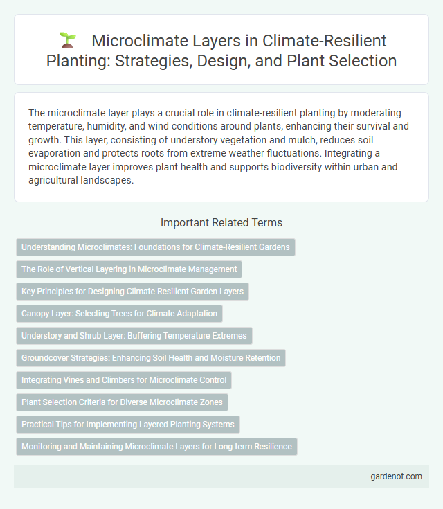 Microclimate Layers in Climate-Resilient Planting: Strategies, Design, and Plant Selection