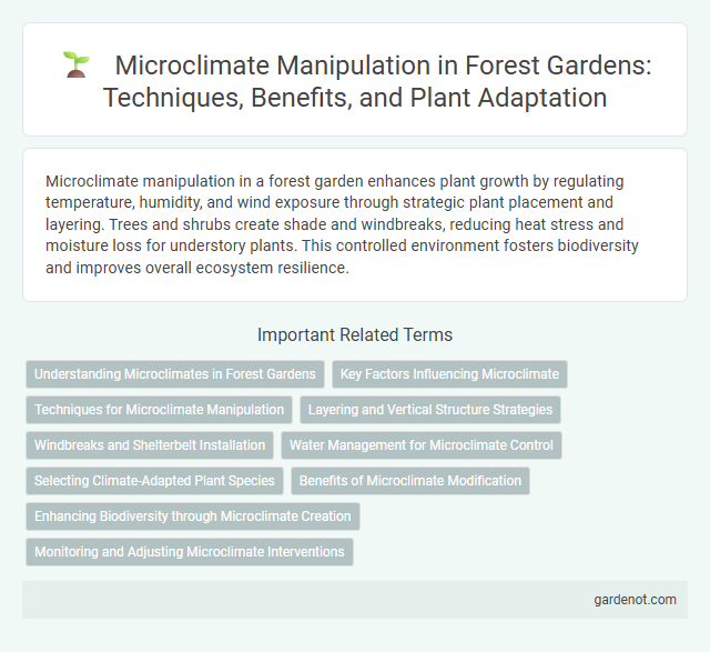 Microclimate Manipulation in Forest Gardens: Techniques, Benefits, and Plant Adaptation