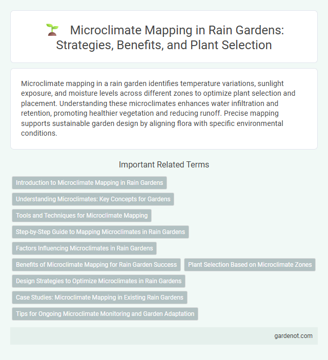 Microclimate Mapping in Rain Gardens: Strategies, Benefits, and Plant Selection