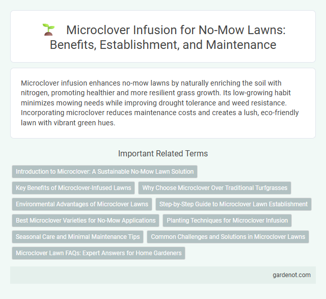 Microclover Infusion for No-Mow Lawns: Benefits, Establishment, and Maintenance