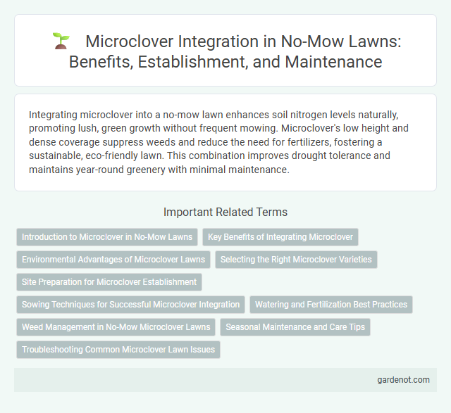 Microclover Integration in No-Mow Lawns: Benefits, Establishment, and Maintenance
