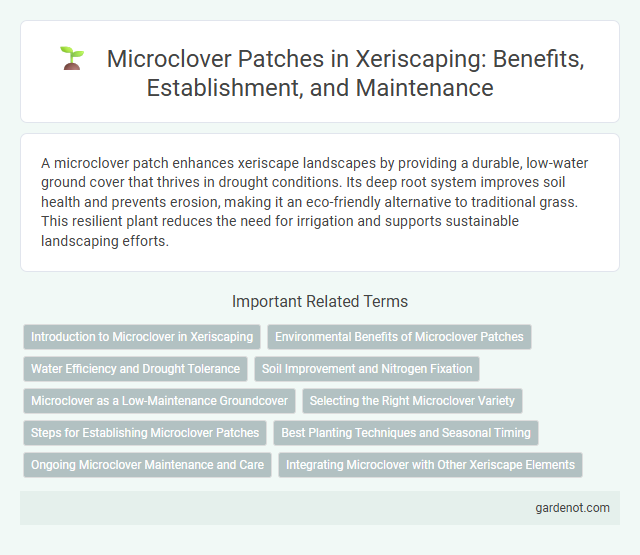 Microclover Patches in Xeriscaping: Benefits, Establishment, and Maintenance