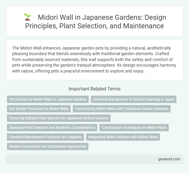 Midori Wall in Japanese Gardens: Design Principles, Plant Selection, and Maintenance