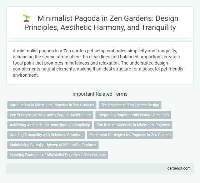 Minimalist Pagoda in Zen Gardens: Design Principles, Aesthetic Harmony, and Tranquility