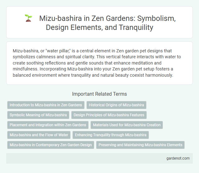 Mizu-bashira in Zen Gardens: Symbolism, Design Elements, and Tranquility