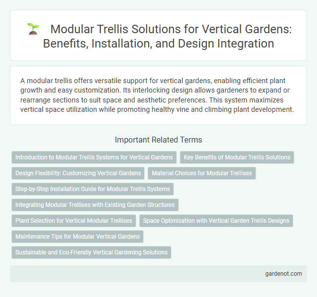Modular Trellis Solutions for Vertical Gardens: Benefits, Installation, and Design Integration