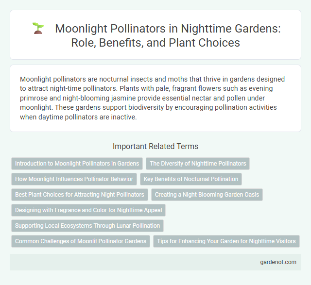 Moonlight Pollinators in Nighttime Gardens: Role, Benefits, and Plant Choices