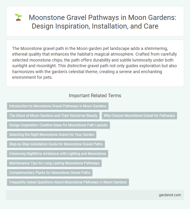 Moonstone Gravel Pathways in Moon Gardens: Design Inspiration, Installation, and Care