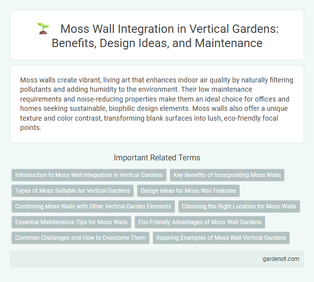 Moss Wall Integration in Vertical Gardens: Benefits, Design Ideas, and Maintenance