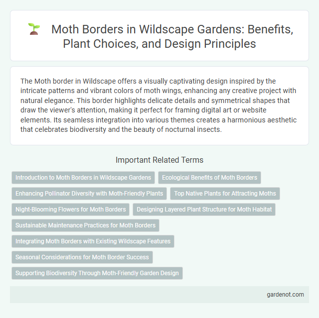 Moth Borders in Wildscape Gardens: Benefits, Plant Choices, and Design Principles