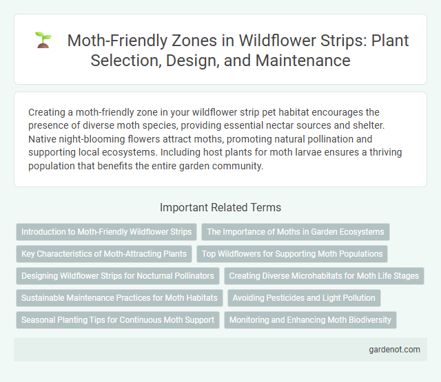 Moth-Friendly Zones in Wildflower Strips: Plant Selection, Design, and Maintenance