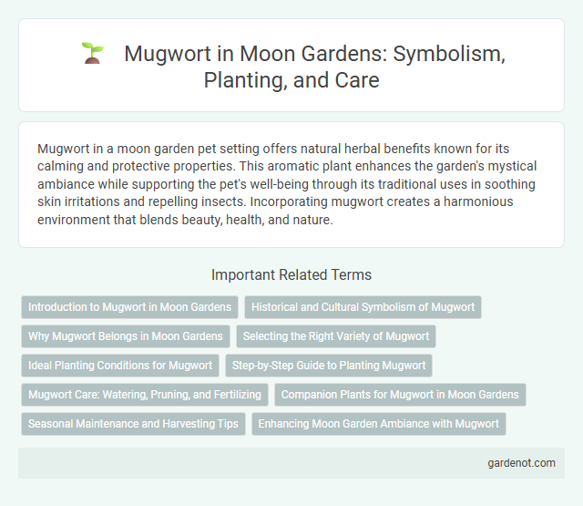 Mugwort in Moon Gardens: Symbolism, Planting, and Care