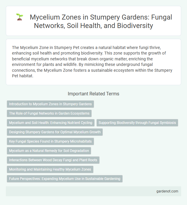 Mycelium Zones in Stumpery Gardens: Fungal Networks, Soil Health, and Biodiversity